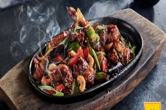 Chicken sizzling