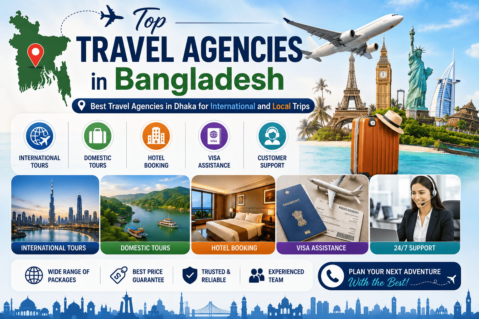 Top 10 Travel Agency in Dhaka | Best Travel Agencies in Bangladesh