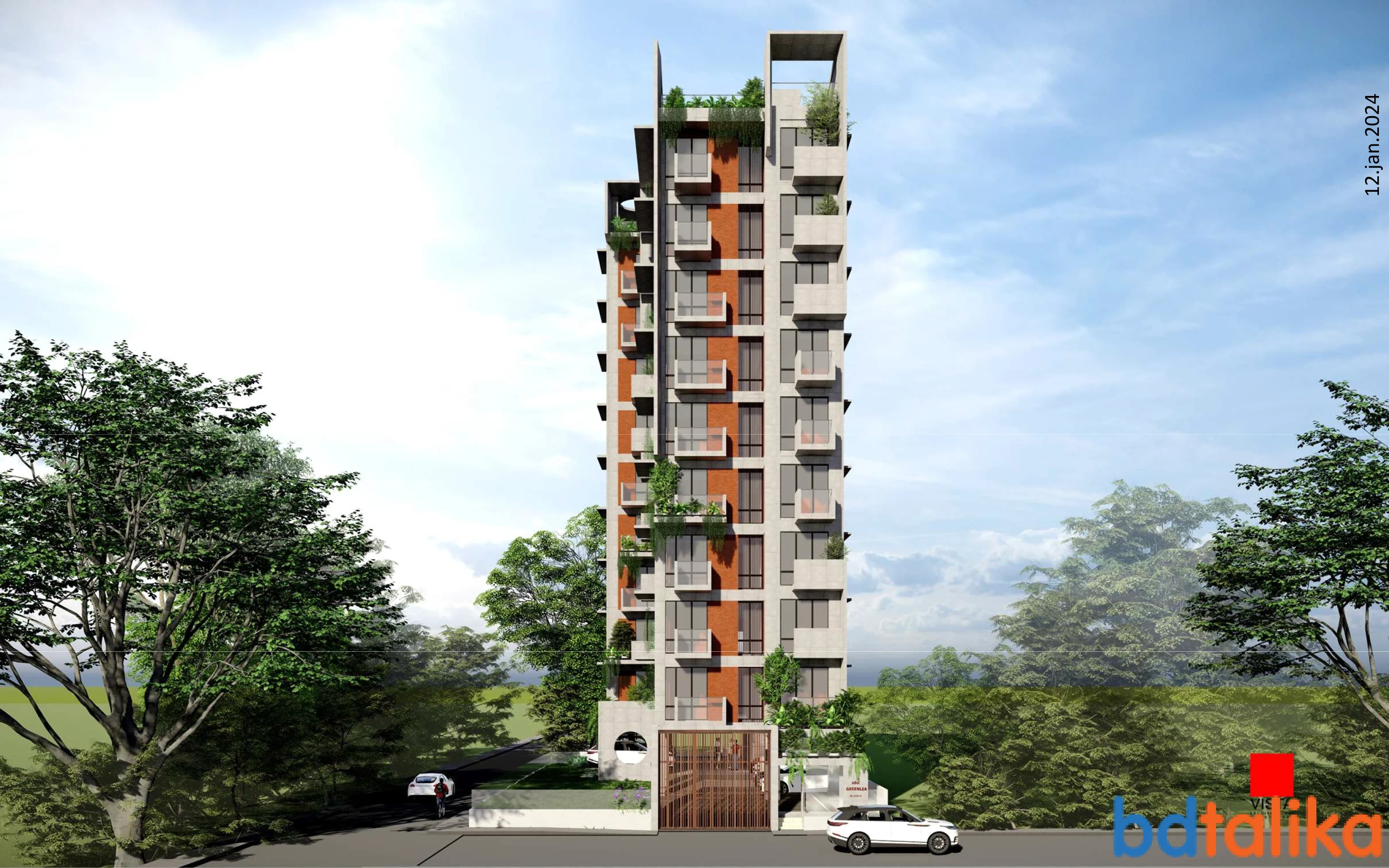 Zubion Greenlea I 1590 SQFT Luxury Apartment at Bashundhara R/A