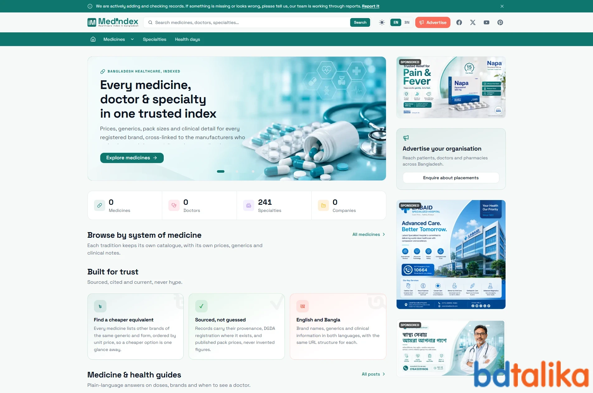 MedIndex: Bangladesh Healthcar...