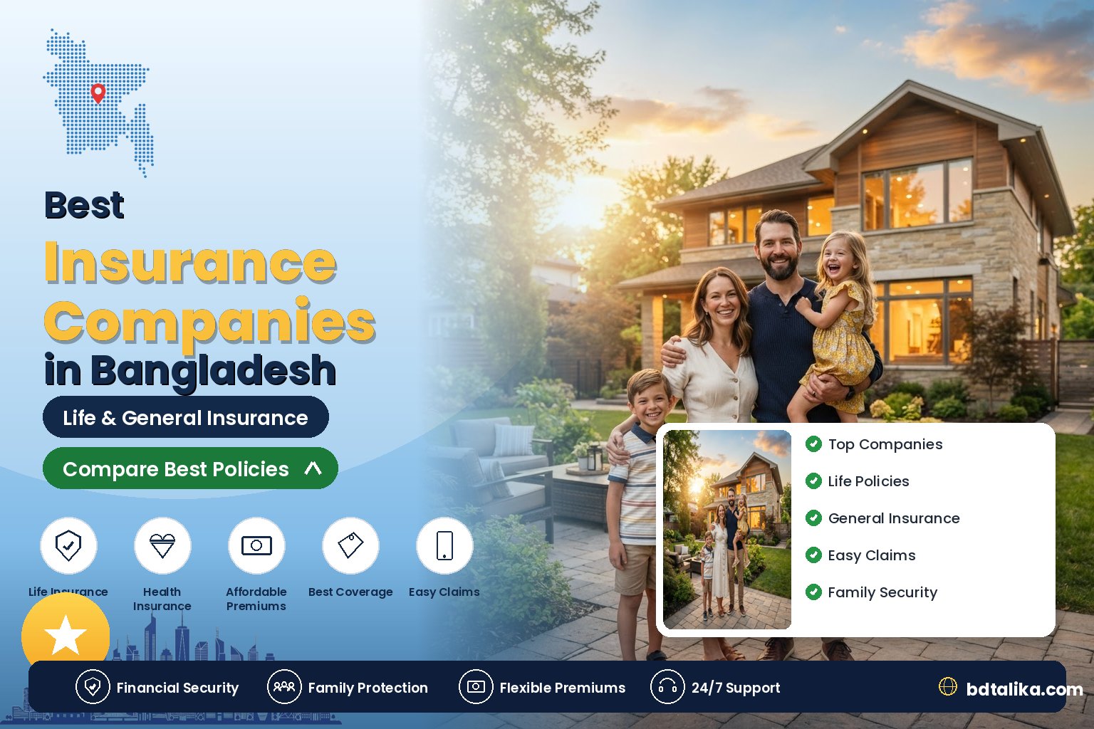 Top 10 Insurance Company in Bangladesh (2026) | Best Life & General Insurance