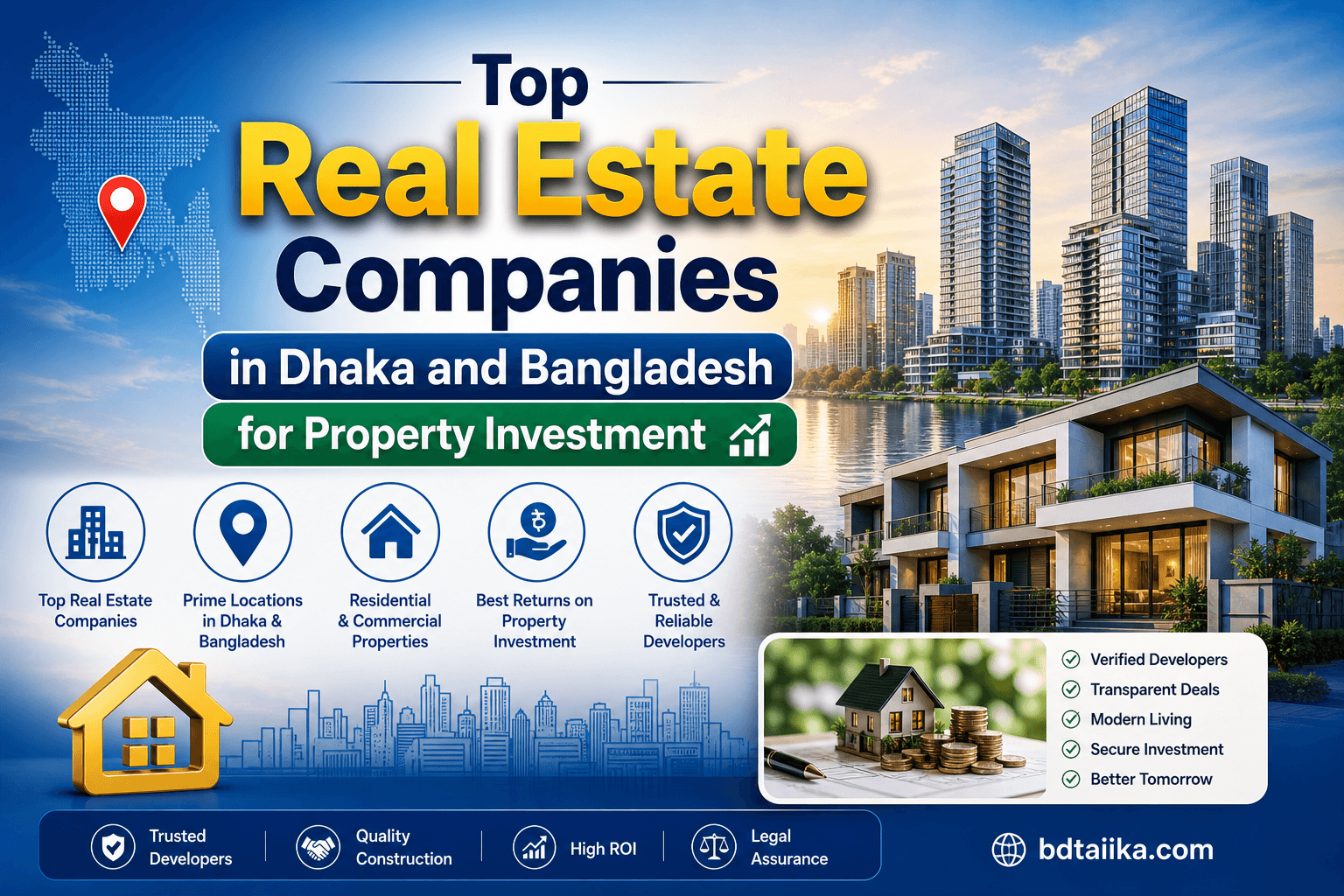 Top 10 Real Estate Companies in Dhaka & Bangladesh for Property Investment