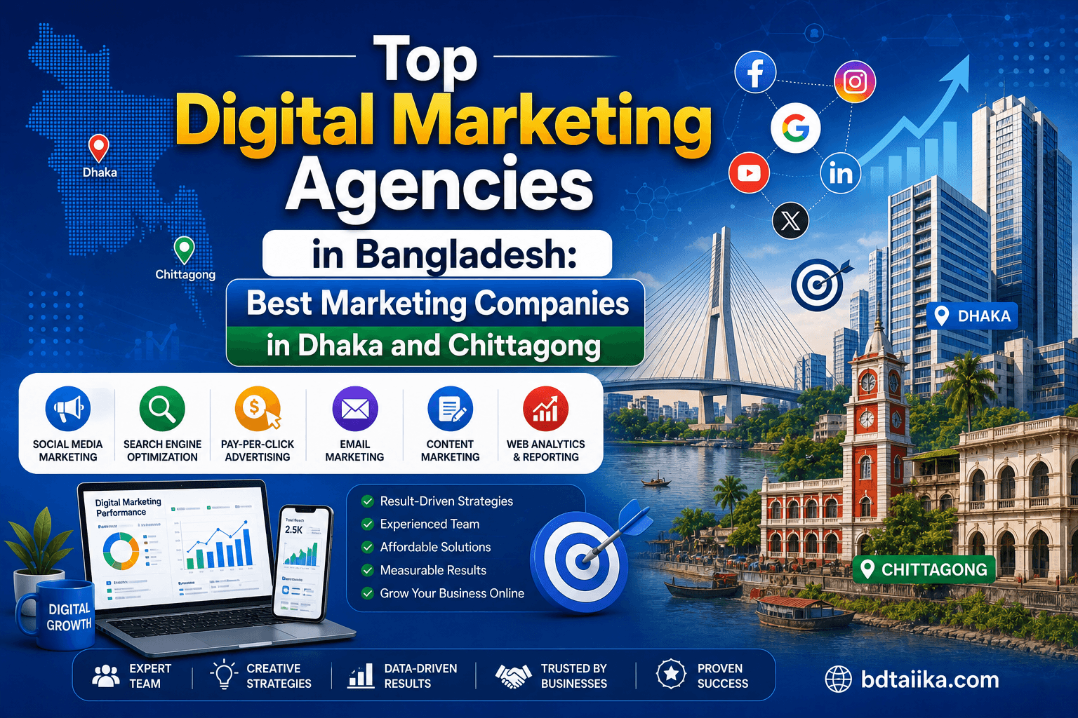 Top 10 Digital Marketing Agency in Bangladesh | Best Agencies in Dhaka