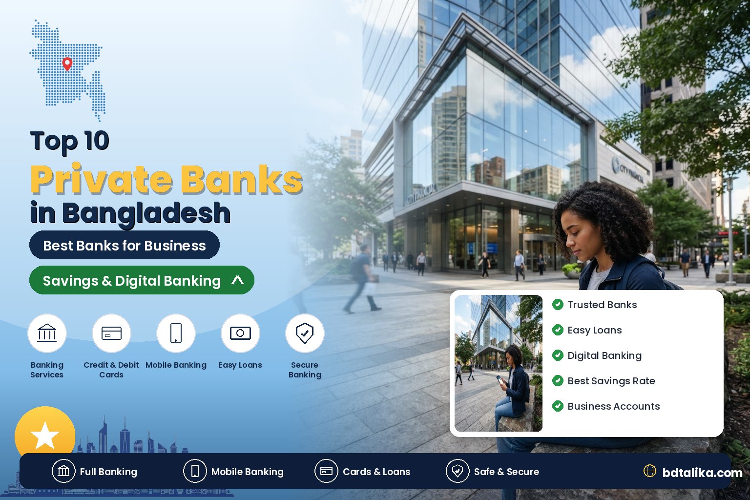 Top 10 Private Bank in Bangladesh (2026) | Best Banks for Business & Personal Banking