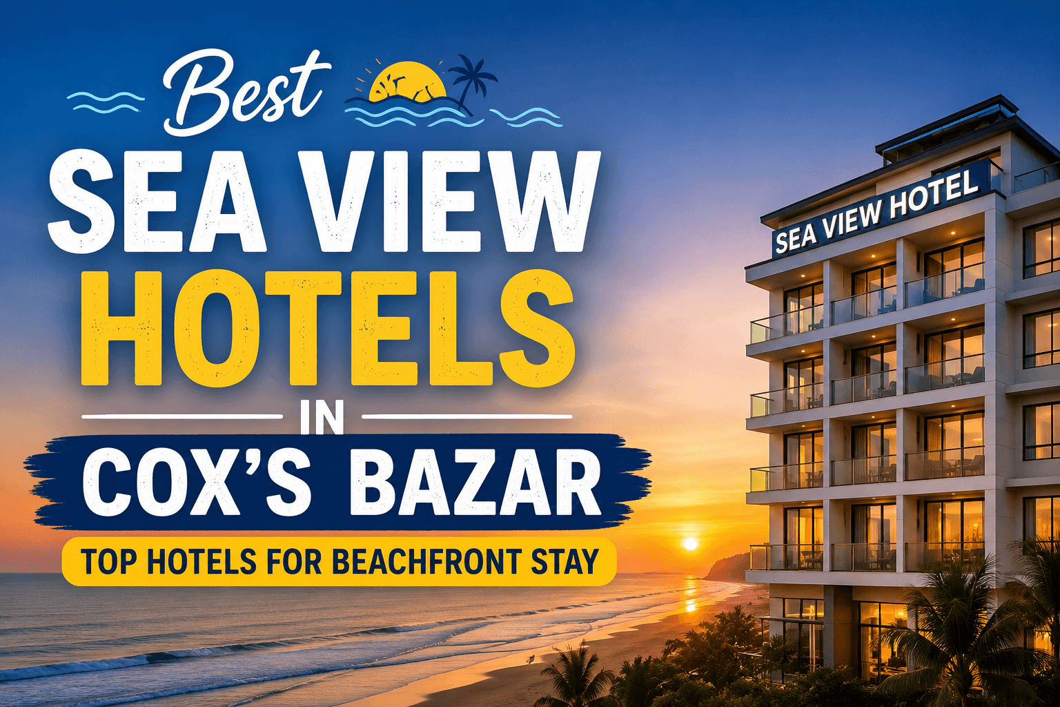 Best Sea View Hotels in Cox’s Bazar | Top Beachfront Hotels & Price Guide