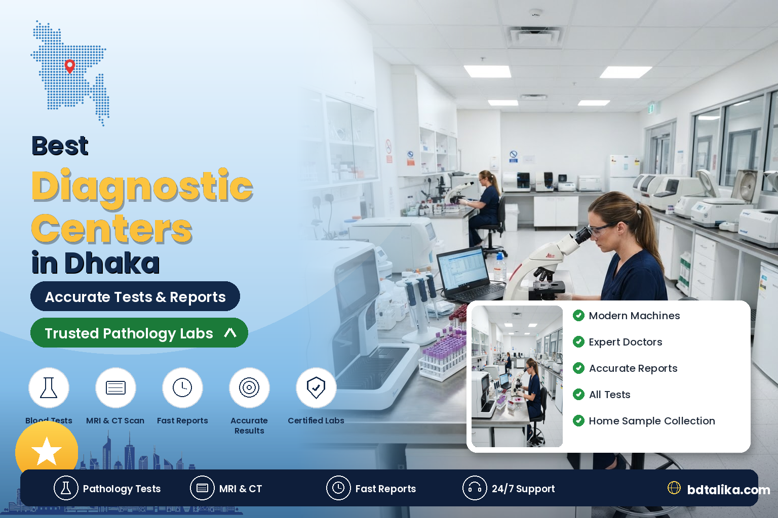 Best Diagnostic Center in Dhaka (2026) | Top Diagnostic & Pathology Labs in Bangladesh